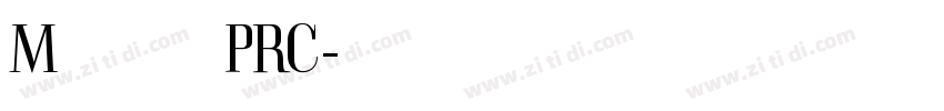 M 盈黑 PRC字体转换